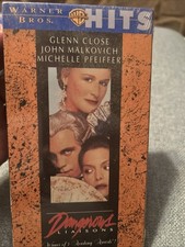 Dangerous Liaisons VHS John Malkovich Glenn Close Michelle Pfeiffer Sealed