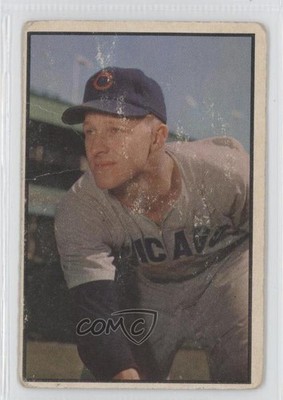 1953 Bowman Color Warren Hacker #144 0e3