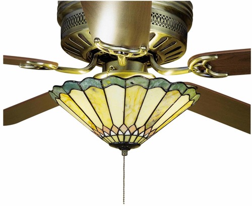 Meyda Tiffany 27449 Stained Glass / Tiffany Fan Light Kit - Tiffany Glass - Picture 2 of 2
