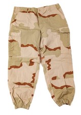 US Army DCU Field Pants Trousers Military 3 Color Desert Camo Elastic Cuffs Mod