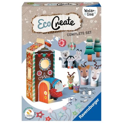 Ravensburger EcoCreate 18442   Wintertime   DIY Bastelset für Kinder