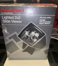 View Master Pana-Vue 2 Lighted 2x2 Slide Viewer 35MM 126 Cartridge Super Slides