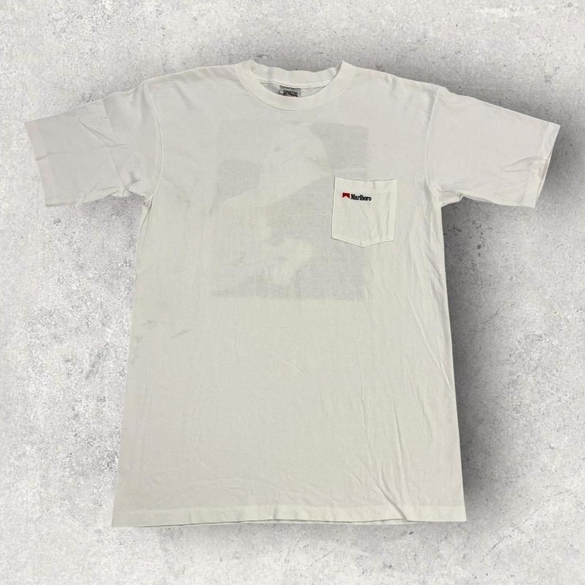 90’s Marlbolo Pocket T-shirt Vintage 90s Marlboro Cigarettes Pocket Tee XL