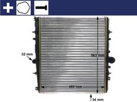 Mahle Cr 1437 000S KüHler, MotorküHlung FüR CitroËN Peugeot