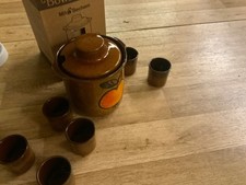 bowle set, Rumtopf Punschtopf, Scheurich -Ker...