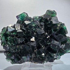 XXL Phantom Fluorite Cube Specimen, green purple Okorusu, Namibia 139*114*46mm