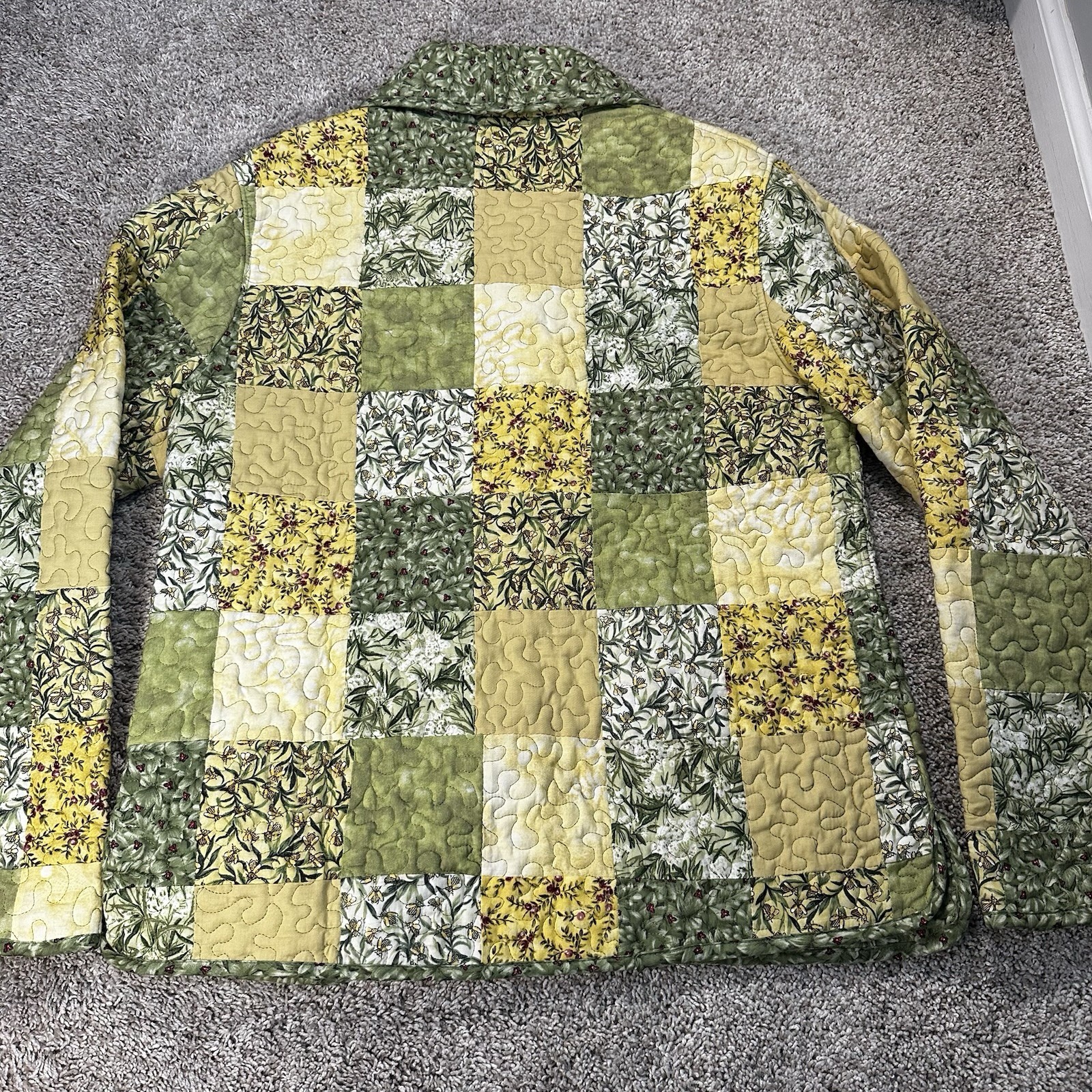 Vintage Donna Sharp Quilted Patchwork Jacket Wome… - image 7