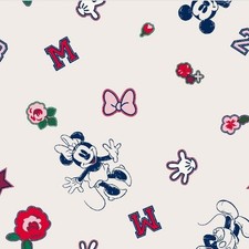 - Mickey Minnie Mouse Motifs Disney Fat Quarter Fat Quarter 100% Cotton Fabric -