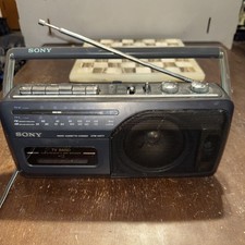 SONY TV WEATHER FM/AM RADIO W/ CASSETTE CFM-165TW CASSETTE DOESN'T WORK