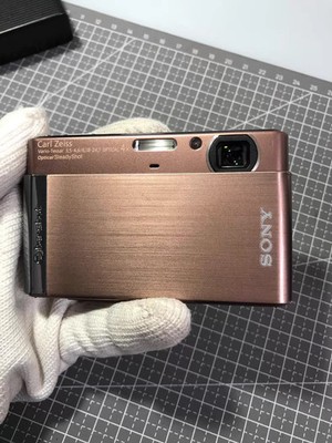 SONY Cyber-shot DSC-T90 Digital Camera 12.1MP 4x Zoom English Language-Brown CCD