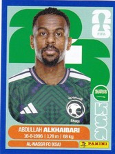 2026 PANINI FIFA World Cup SSP BLUE Sticker #KSA11 Abdullah Alkhaibari - Saudi A