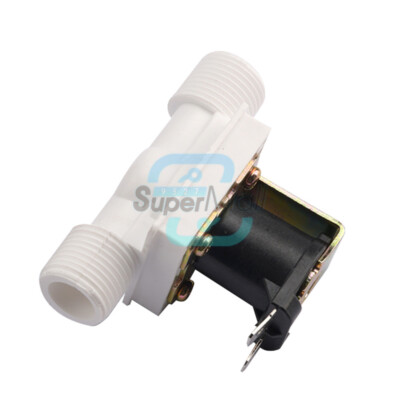 DC 12V 1/2'' N/C Magnetic Electric Solenoid Valve Water Air Inlet Flow Switch
