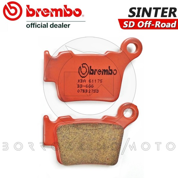 BremsbelÄGe Brembo Sd Hinten Husqvarna Smr R 450 2006>-image