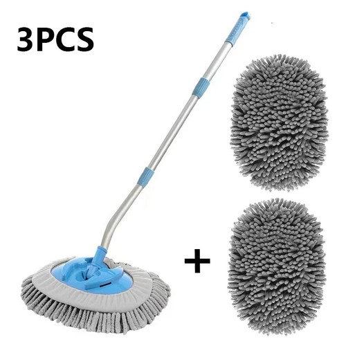 Automatic Telescopic Long Rod Car Wash Brush Car Windshield Cleaner Washing Tool - 第 19/19 張圖片