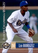 2014 Rancho Cucamonga Quakes Team Issue #23 Leo Rodriguez Dominican Republic DR