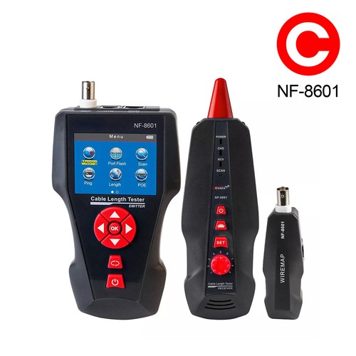 Testeur de câble réseau NF-8601S TDR traceur LCD multifonctionnel RJ45/RJ11 CAT6 - Photo 26/26
