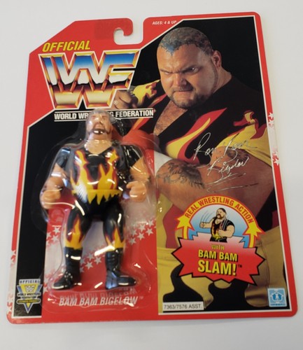 Vintage WWF Hasbro 1993 Bam Bam Bigelo Action Figu...