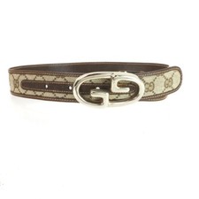 Vintage Gucci GG Never Used Monogram Buckle Belt.