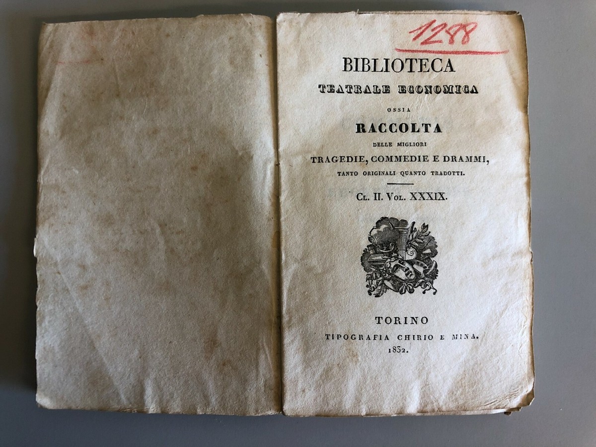 Rarissimo antico Libro Eugenio Scribe Il Ritorno dalla Russia Un