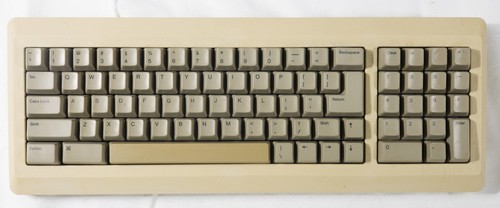 Apple Keyboard Macintosh 128k 512k Mac Plus RARE Vintage M0110A Almond ...