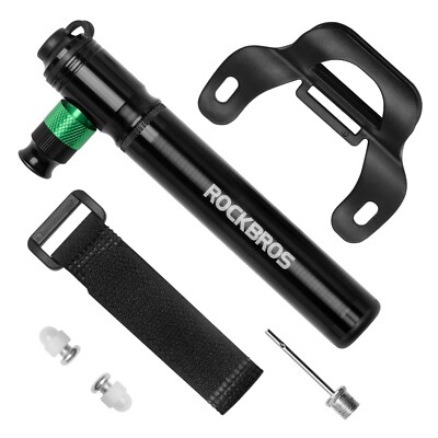 ROCKBROS Fahrradpumpe CO2 Minipumpen 110 PSI Luftpumpe Presta & Schrader Ventile