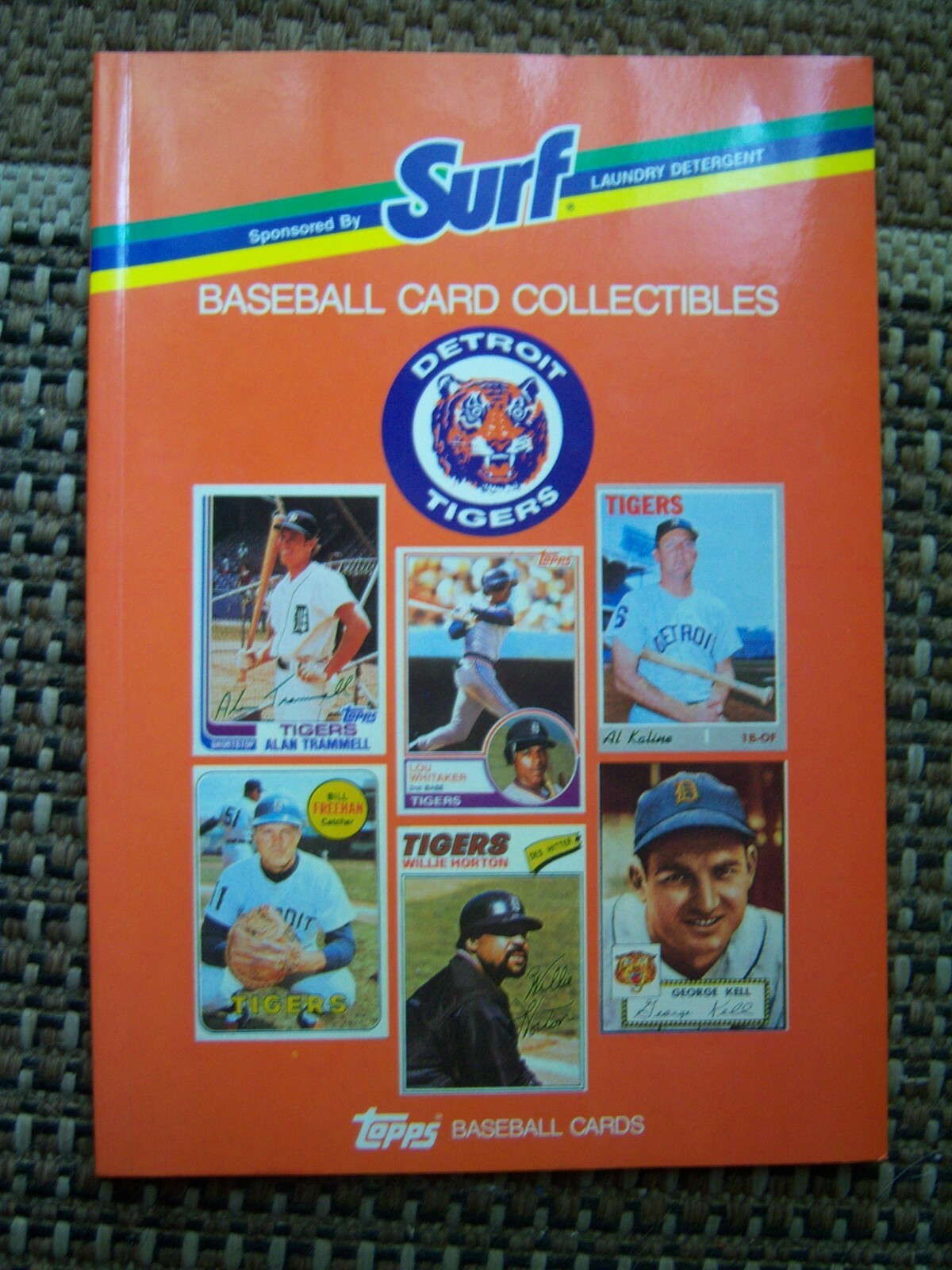 SURF LAUNDRY DETERGENT TOPPS BASEBALL CARD COLLECTIBLES DETROIT