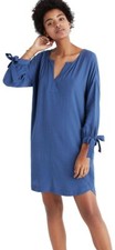 Madewell Size S NEW With Tag 'DU Jour Tunic Shirt Dress' Smoke Blue