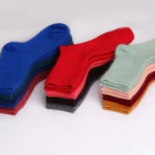 3Pairs 100% Wool Crew Thick Warm Women Fuzzy Heavy Casual Boot Soft Socks Winter