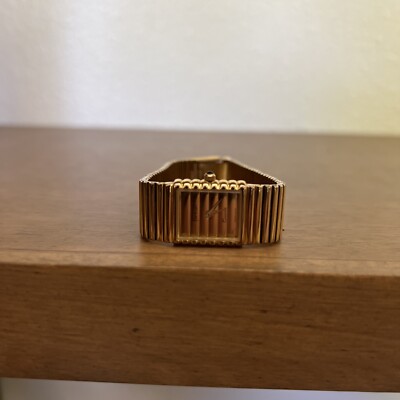 Fortron Gold Plated Womens Watch With Box Quartz Swiss Made 