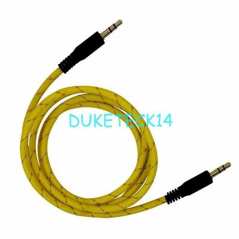 3ft 3.5mm Audio AUX Male to Male Stereo Cable Cord For Apple Samsung Phone Car - Image 4 of 4