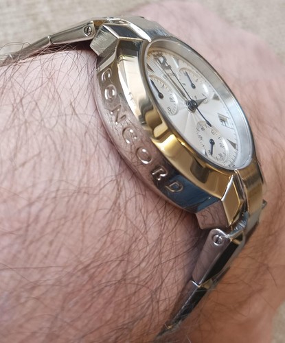 ✅ CONCORD La Scala - Chronograph - Schweizer Armbanduhr - Quarz - 38mm ✅ - Bild 3 von 23