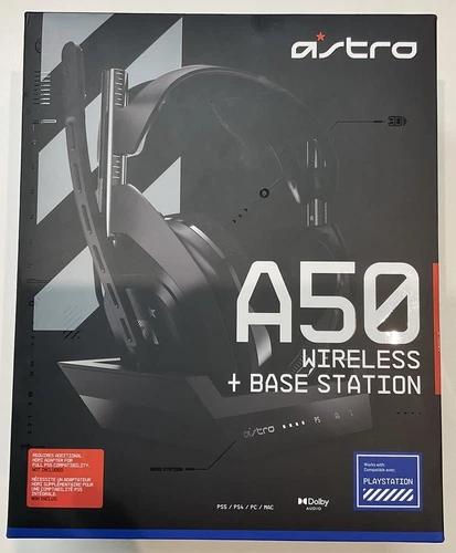 Astro A50 Wireless + Base Station Over Ear Headset - Open Box - Free Shipping!