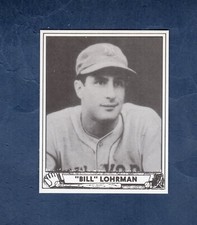 #210 WILLIAM "BILL" LOHRMAN, N.Y. Giants | 1940 Play Ball REPRINT 1986 card