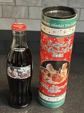 Coca Cola World Of Coke Tube 2002 Bottle Holiday Atlanta Tree Lightning Vintage