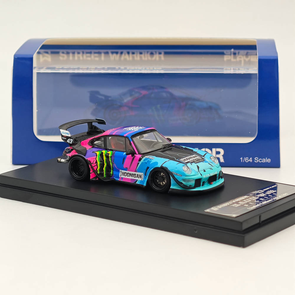Street Warrior  ポルシェ RWB 993 HOONIGAN Street WARRIOR 1/64 RWB 993 Hoonigan Livery Chromed Racing
