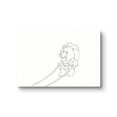 Care Bears Classic Series Animation Drawing, 1988: Brave Heart Lion, SSV1295