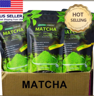 Organic Green Matcha Powder  . Keto  Diet Detox, Energy ,drink /cook Unsweet Tea