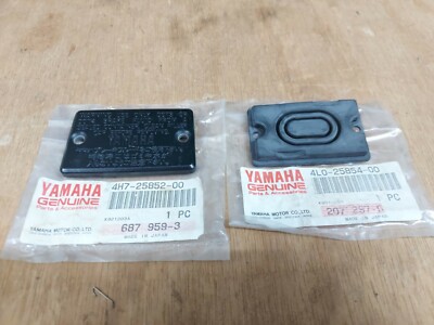 YAMAHA XT400-XT500-XT600-XV250-400 MASTER PUMP CAP RESERVOIR+DIAPHRAGM NOS JAPAN