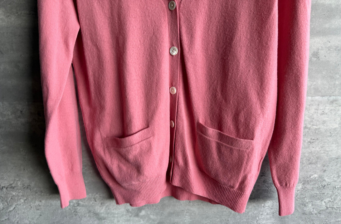 Ralph Lauren Polo Sport Impact 21 Pink Wool & Cashmere Cardigan