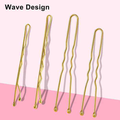 Hair Pins, 100PCS Bobby Pins Blonde Hair, 100PCS Bun Hair Pins for Women - 第 3/12 張圖片