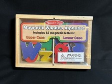 New Melissa  Doug magnetic wooden alphabet