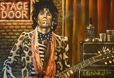 'Keef' Original acrylic painting of Keith Richards