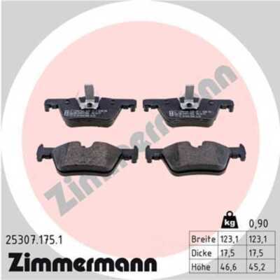 LORDCO - ZIMMERMAN 253071751 Disc Brake Pad Set