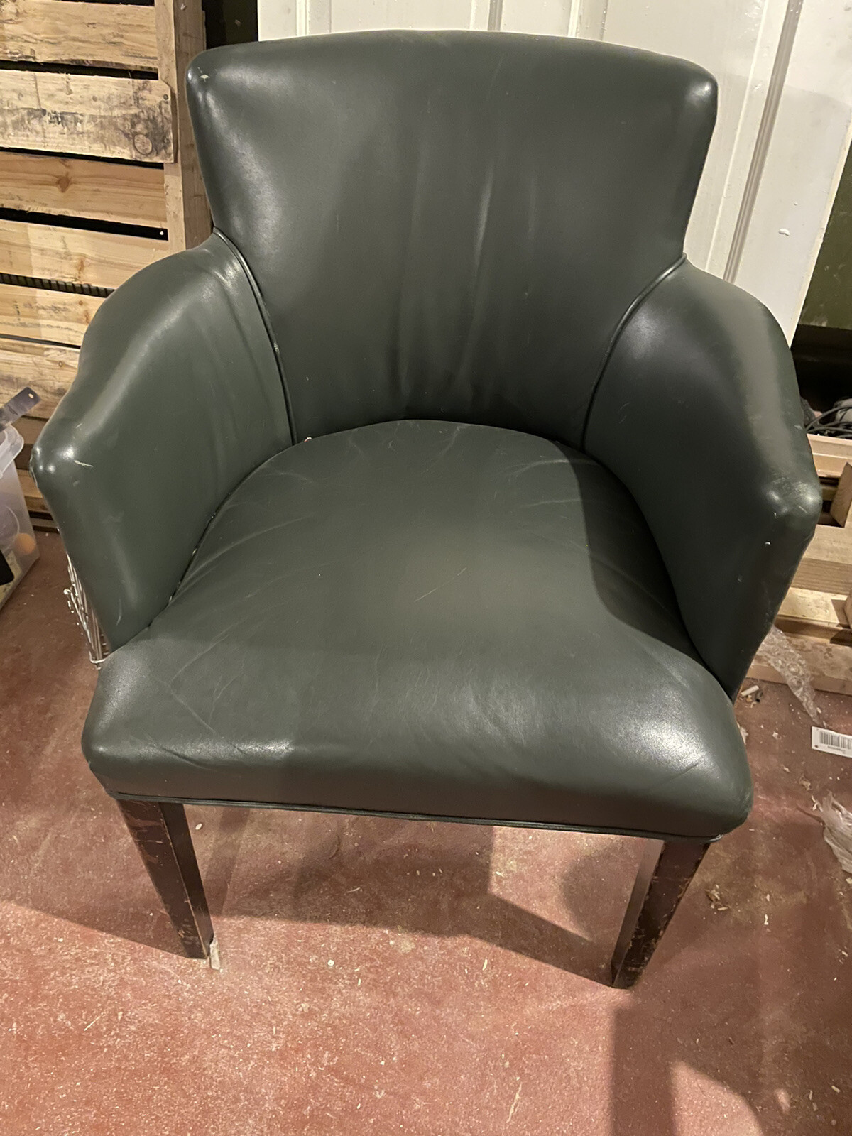 leather chair eBay