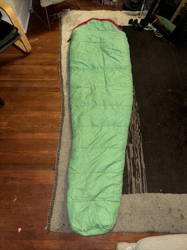 Vintage Jansport Brass Bed Expedition Sleeping Bag Mummy 74” x 22” - Picture 5 of 11