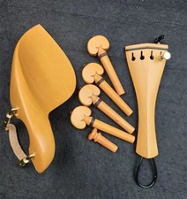 Boxwood Violin Accessories Fittings Peg Tailpiece Chinrest Install Screw bracket