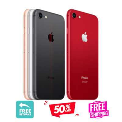 Apple iPhone 8 64GB 128GB 256GB iOS Unlocked Verizon US Cellular Red Space Gray