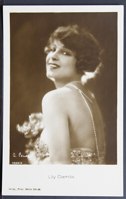 RPPC Actress - Lily Damita - Classic Look Alex Binder Photo Ross Verlag  E130