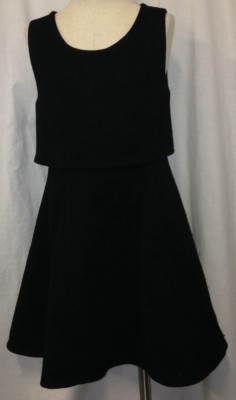 Epic Threads Girls Layer Look Dress Juniors Black Size M