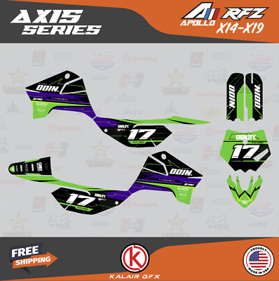 Graphics Kit for Apollo RFZ X4 X5 X6, X14 to X19 Axis Series - Purple